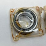 Angular Contact Bearing – 25 mm ID, 47 mm OD, 12 mm Width, Open, 15° contact angle, Medium preload.