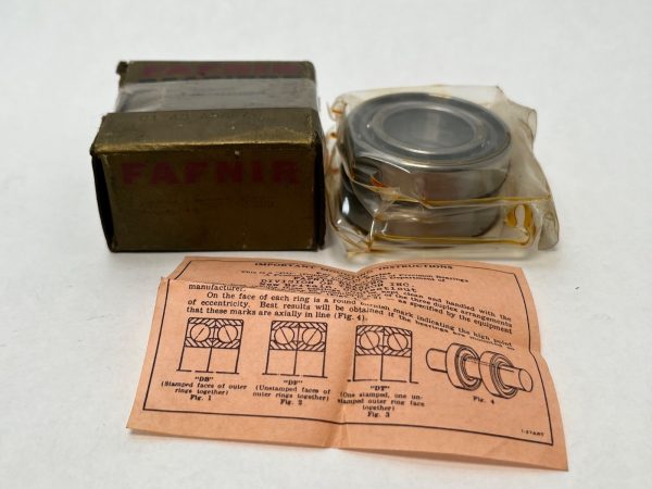 Angular Contact Bearing – 25 mm ID, 47 mm OD, 12 mm Width, Open, 15° contact angle, Medium preload.