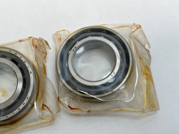Angular Contact Bearing – 25 mm ID, 47 mm OD, 12 mm Width, Open, 15° contact angle, Medium preload.