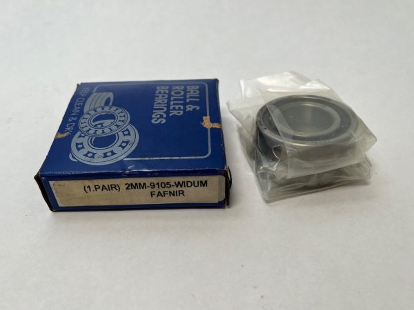 Angular Contact Bearing – 25 mm ID, 47 mm OD, 12 mm Width, Open, 15° contact angle, Medium preload.