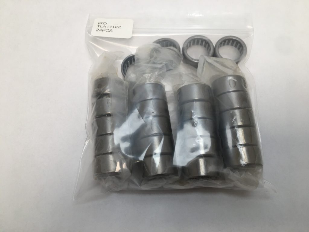 Needle Roller Bearing - Drawn Cup, 17 mm ID, 23 mm OD, 12 mm Width, Open 24 pcs