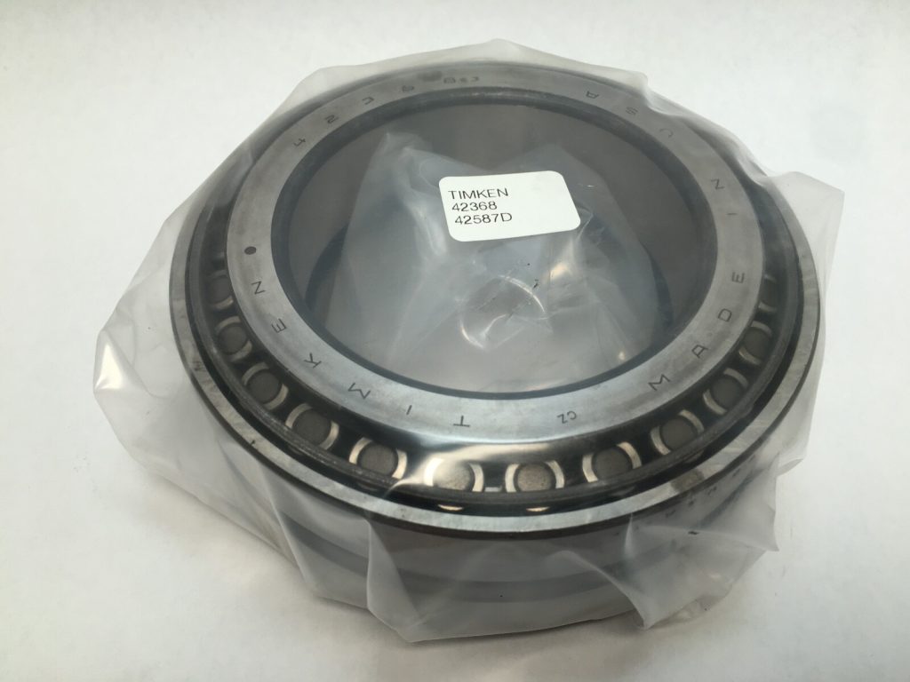 Tapered Roller Bearing - 3.6875 in Bore, 5.8750 in Cup Outer Diameter, 2.0625 in Cup Width, 1.1250 in Cone Width, class 2, Case-Hardened Steel.