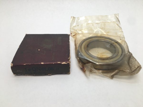 NDH QH0L08-5 angular contact ball bearing in plastic wrap next to its original box