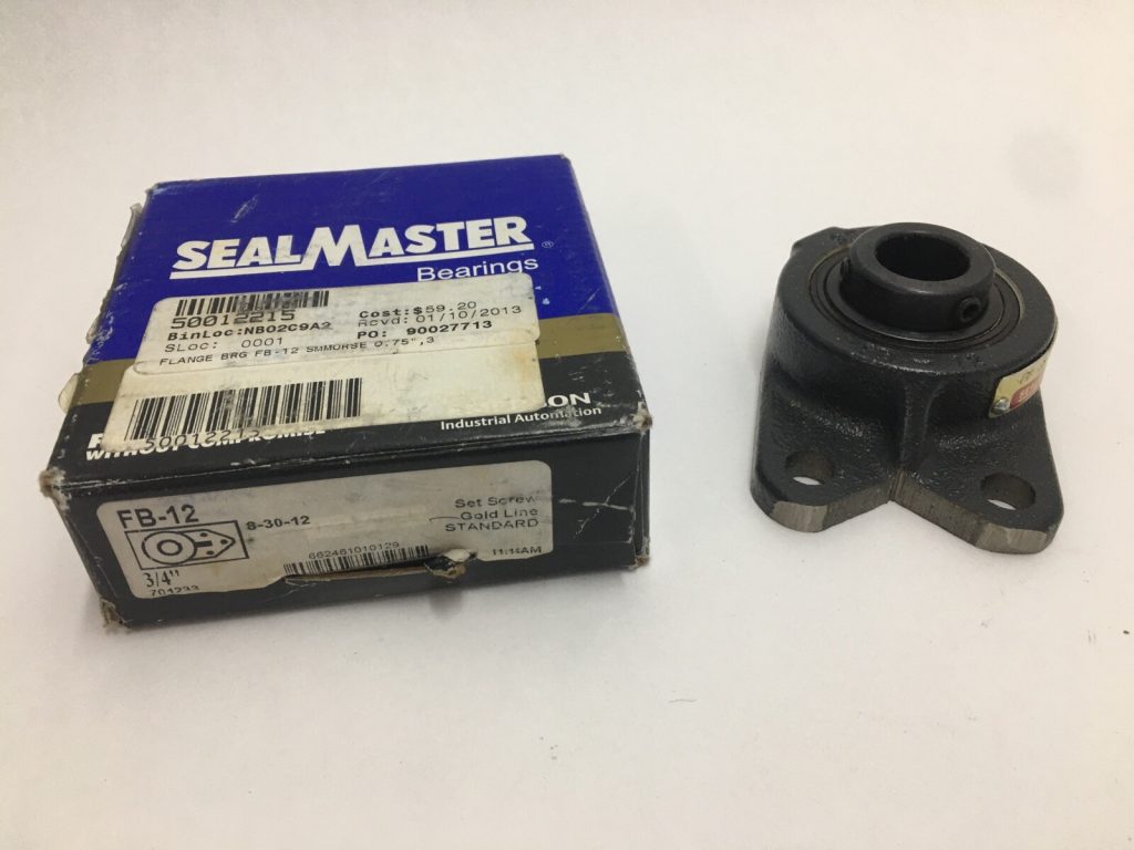 Flange Unit - 0.75 in Bore, Cast Iron Housing, Standard Duty, Non-Expansion