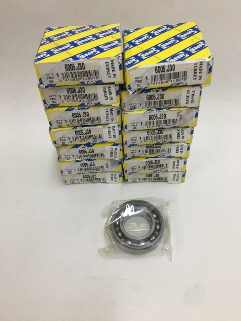 Deep Groove Ball Bearing - Straight Bore, 25mm ID, 47mm OD, 12mm Width, Open, C3 Internal clearance 15 pcs