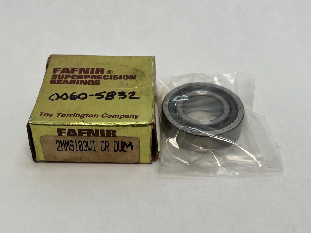Angular Contact Ball Bearing - 20 mm ID, 42 mm OD, 12 mm Width, Open, 15° Contact Angle, Medium Preload