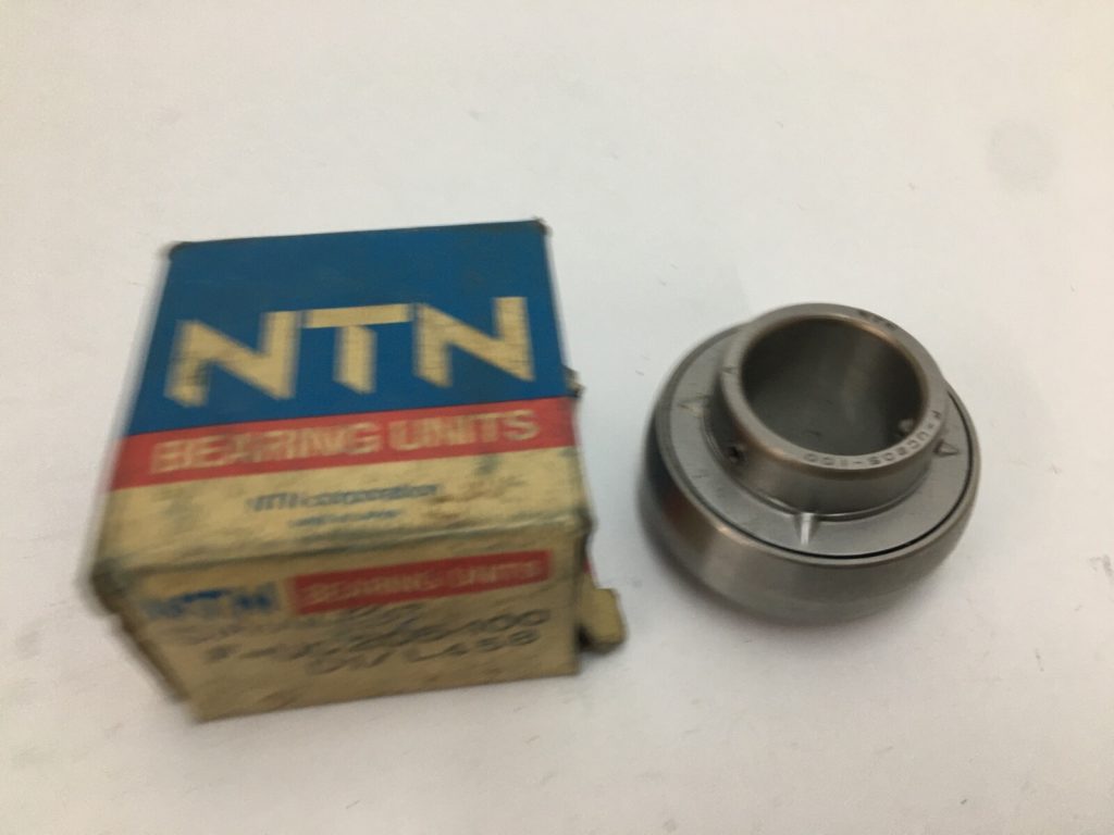 Insert Ball Bearing - 1.0000 in Bore, 52 mm OD, 34.1 mm Width, Double Rubber Seal, Set Screw.