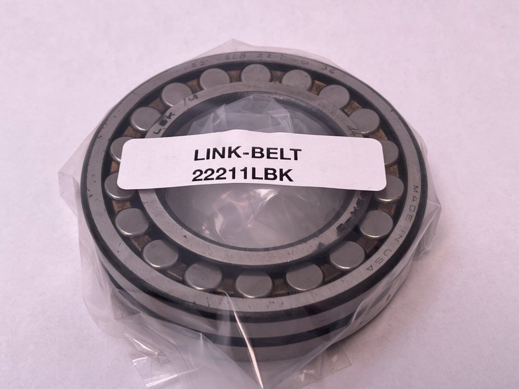 Spherical Roller Bearing - Tapered Bore, 55mm ID, 100mm OD, 25mm Width, Open, Lube Groove, Steel Cage.