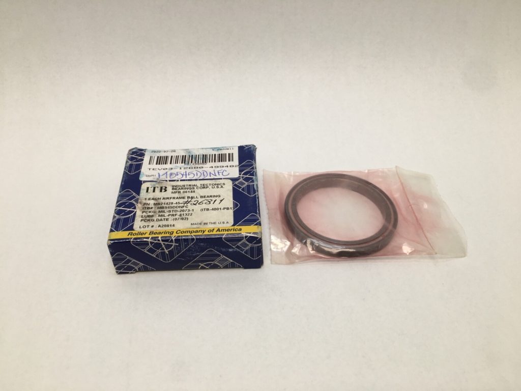 RBC MB545DDNFC Bearing Sealed 2.0625x2.6250x0.2810" MB545DD NFC USA