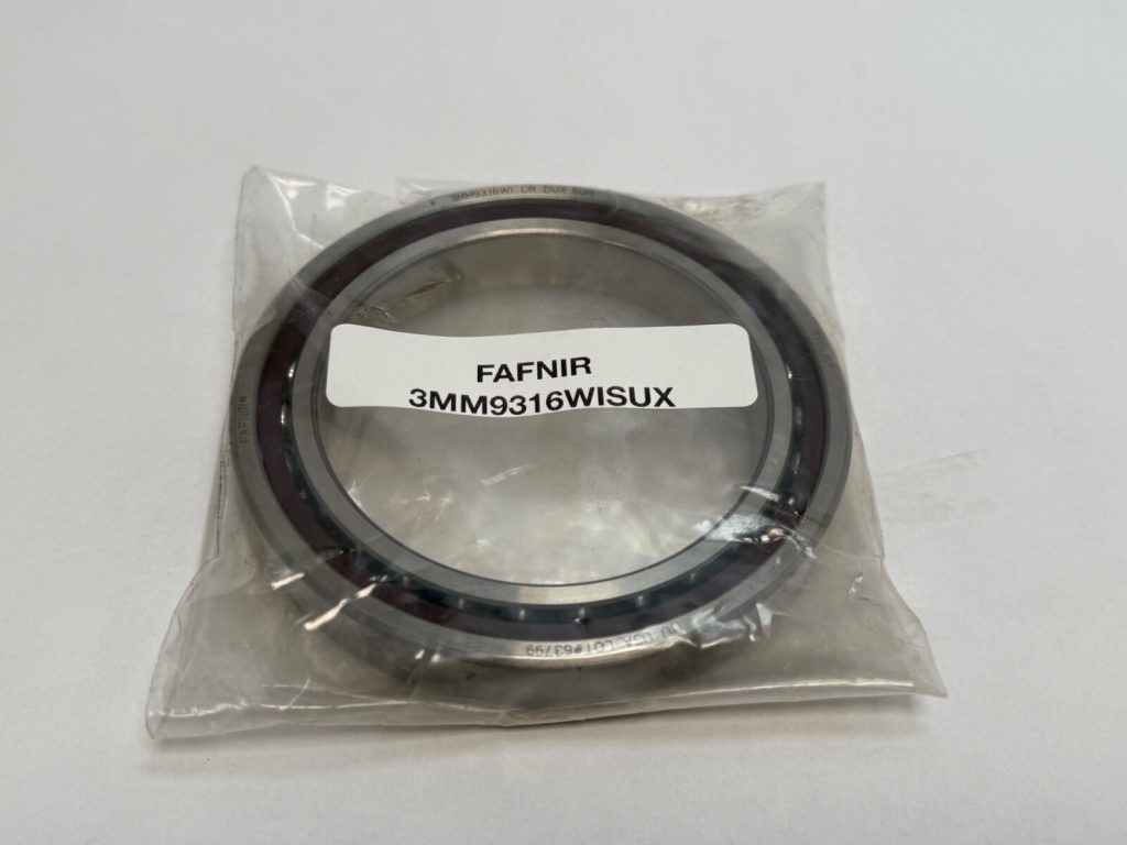Angular Contact Ball Bearing - Straight Bore, 80 mm ID, 140 mm OD, 26 mm Width, Open, 25° Contact Angle, Extra Light Preload.