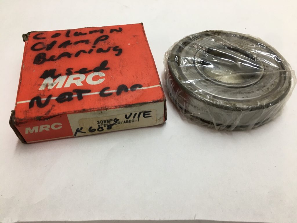 MRC 308MFG Max Capacity Ball Bearing 40x90x23mm. "M" filling slot for higher radial loads. "F" single shield, "G" snap ring. Heavy duty use.