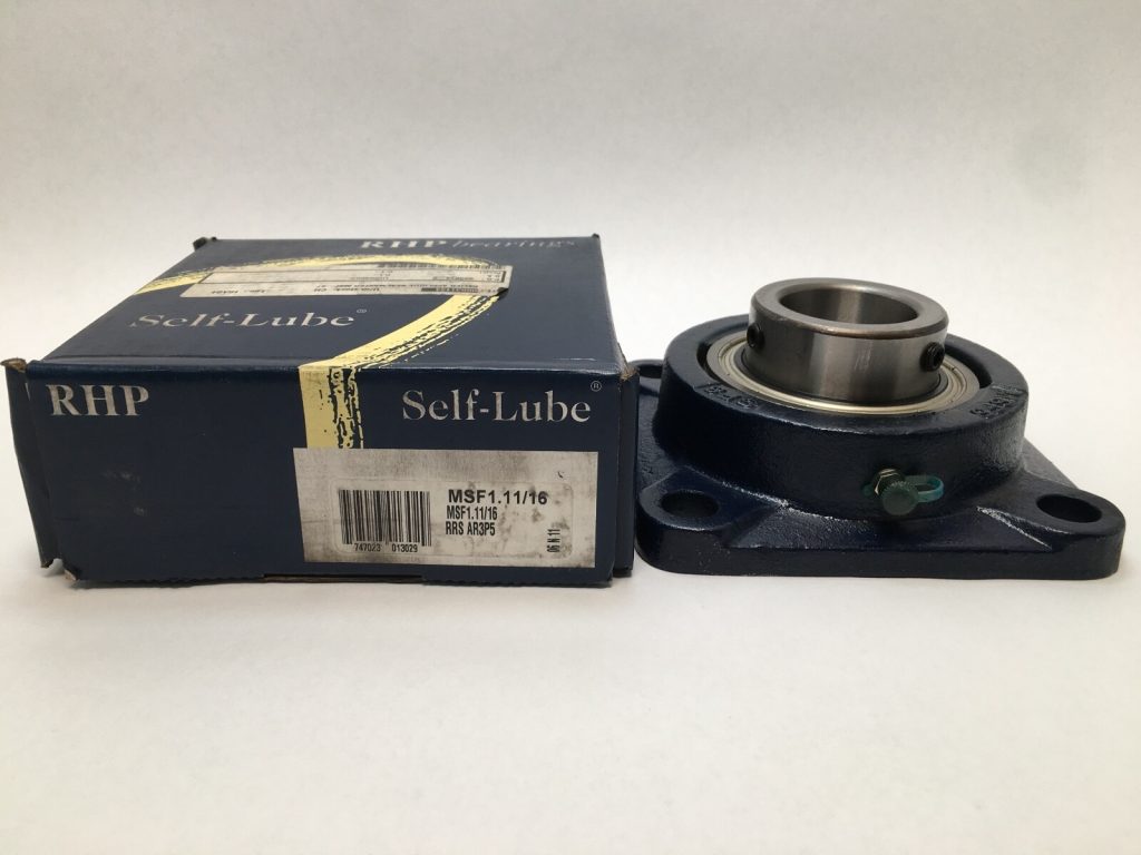 Flange Unit - 1.6875 in Bore, 4 bolt, Cast Iron, Standard Duty, Non-Expanding.
