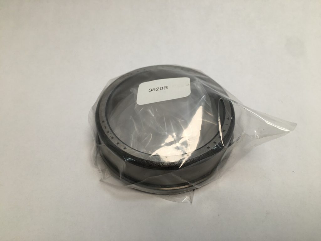 Tapered Roller Cup - 3.3125" Cup Outer Diameter, 0.0375" Cup Width, class 2, Case-Carburized Steel.