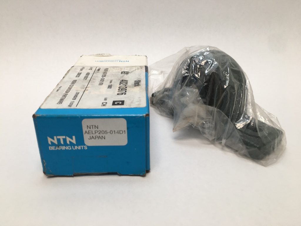 NTN AELPL205-014D1 Pillow Block Unit. 7/8 in Bore. Light duty pressed steel housing (PL). Eccentric locking collar insert (AEL). Compact design.