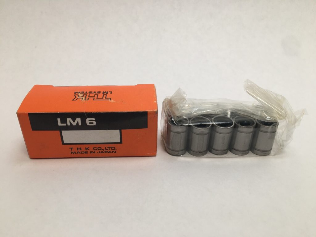 Linear Bushing – 6mm Shaft Diameter, 12mm OD, 19mm Length, Standard Series, Steel Retainer 10 pcs