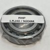 RHP N208M Cylindrical Roller Bearing 40x80x18mm. Machined brass cage (M) for high vibration/speed. High radial load capacity. Separable outer ring.