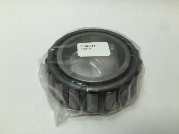 Timken 462-3 taper roller bearing cone, 2-1/4" ID, wrapped in plastic with label