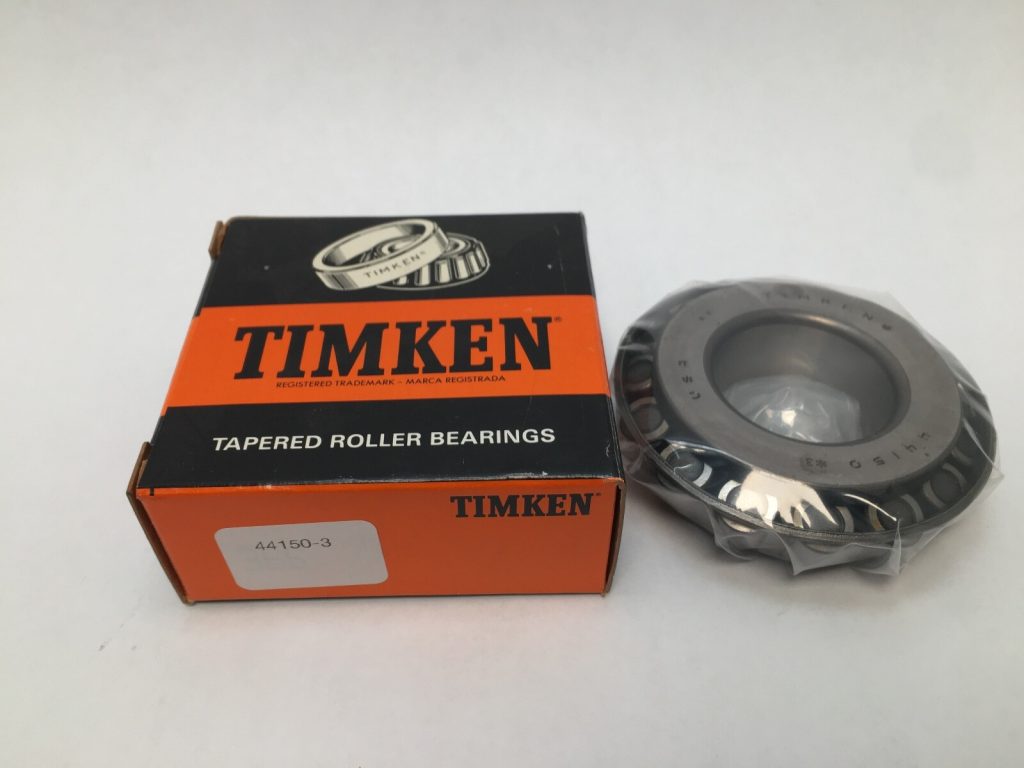 Timken 44150-3 Tapered Roller Bearing Cone. 1.500 in ID. Precision Class 3. Heavy-duty design for high radial and axial loads. Made in USA.