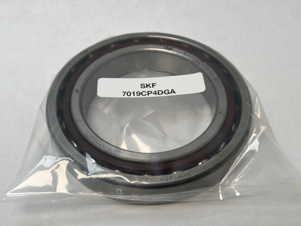 Angular Contact Ball Bearing - Straight Bore, 95 mm ID, 145 mm OD, 24 mm Width, Open, 15° Contact Angle, Without Snap Ring