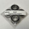 Angular Contact Ball Bearing - Straight Bore, 15mm ID, 32mm OD, 9mm Width, Open, Phenolic Cage, P4 Precision, Universal Single.