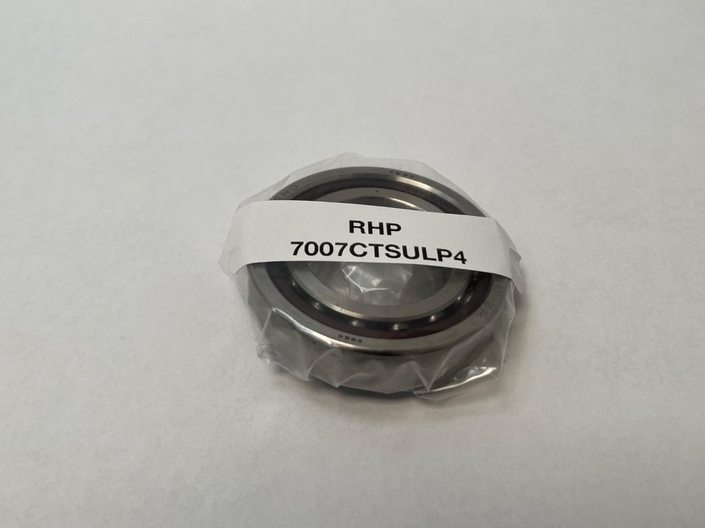 Angular Contact Ball Bearing - 35 mm ID, 62 mm OD, 14 mm Width, Open, 15° Contact Angle, Light Preload.