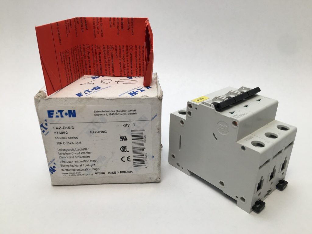 EATON FAZD10/3 Circuit Breaker FAZ D10/3 D10 3