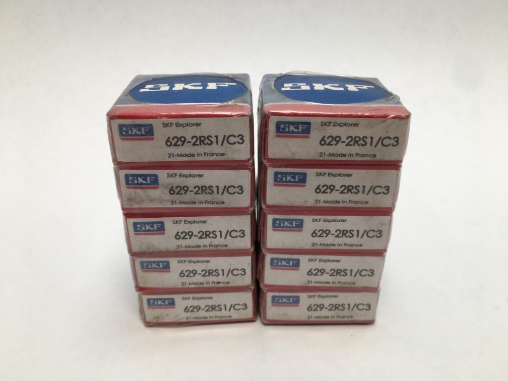 Deep Groove Ball Bearing - Straight Bore, 9 mm ID, 26 mm OD, 8 mm Width, Double Rubber Seal, Without Snap Ring 10 pcs