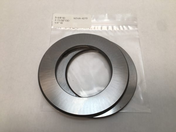 NTHA-4270 thrust bearing washer, two metal rings in a labeled plastic bag