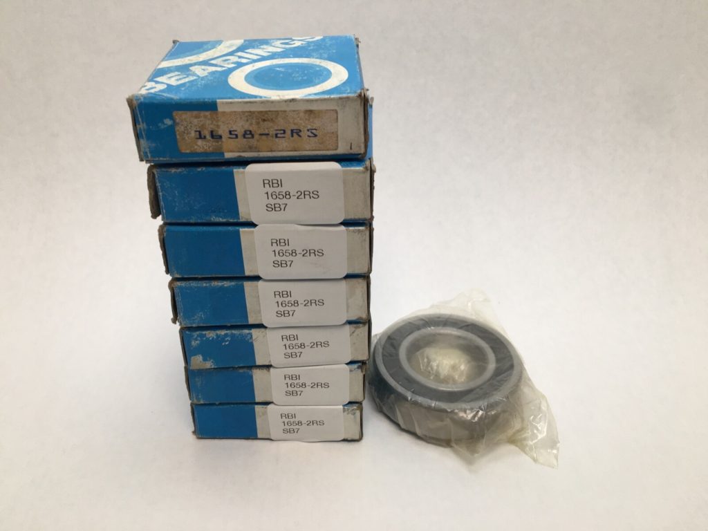 Deep Groove Ball Bearing - Straight Bore, 1.3125 in ID, 2.5625 in OD, 0.6875 in Width, Double Rubber Seal, Without Snap Ring 7 pcs