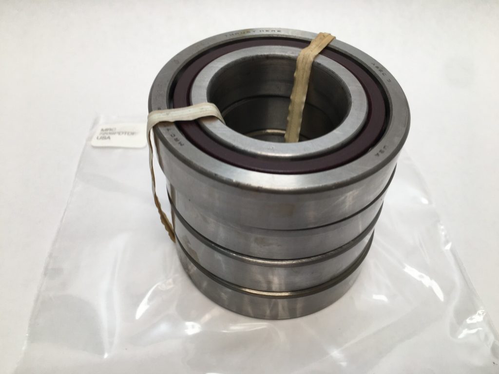 Angular Contact Ball Bearing - Straight Bore, 45 mm ID, 85 mm OD, 19 mm Width, Open, 40° Contact Angle, Duplex.