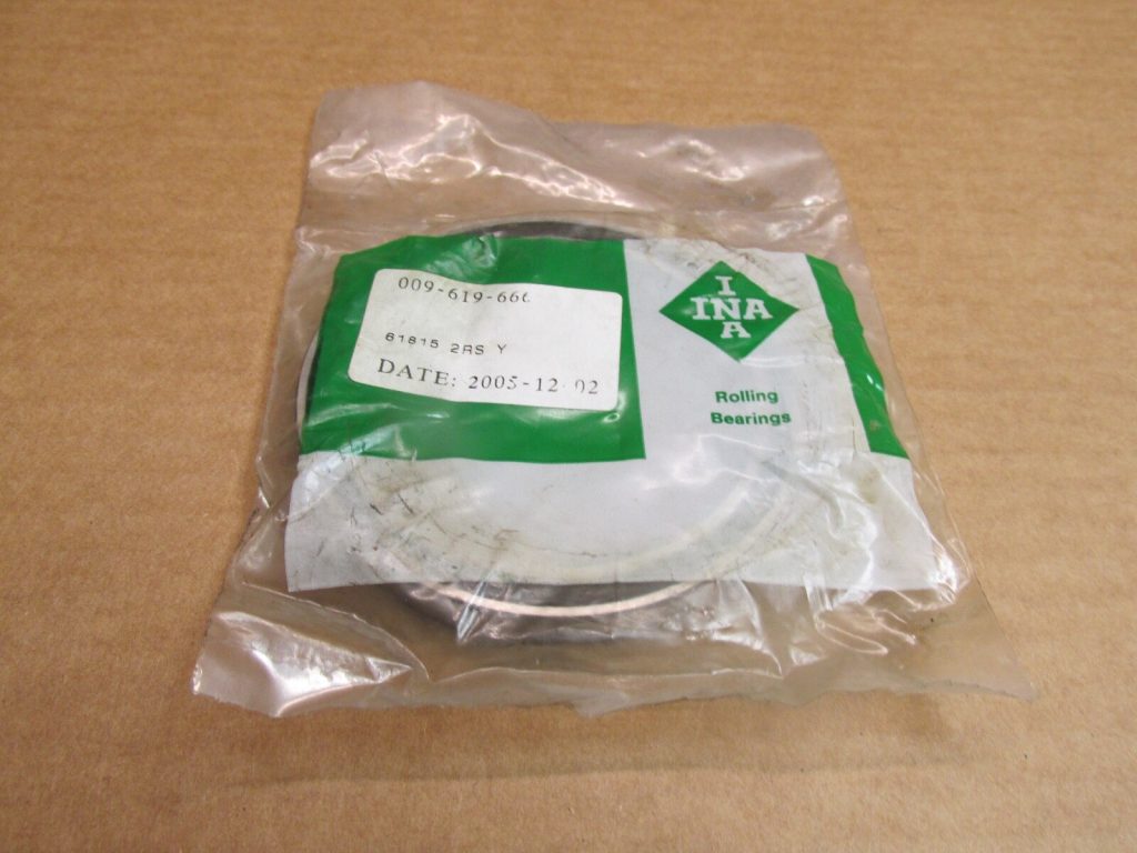 Deep Groove Ball Bearing - Thin Section, Straight Bore, 75 mm ID, 95 mm OD, 10 mm Width, Double Rubber Seal.