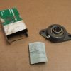 Torrington LCJT1 2-Bolt Flange Bearing Unit. 1.000 in Bore. Cast iron housing. Eccentric locking collar. Standard industrial duty.