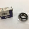 NSK 6205VVNRC3 deep groove ball bearing, 25mm ID x 52mm OD x 15mm Width, with C3 clearance and a snap ring groove. Features double rubber seals (VV) for contamination protection in New York (NY) industrial settings.