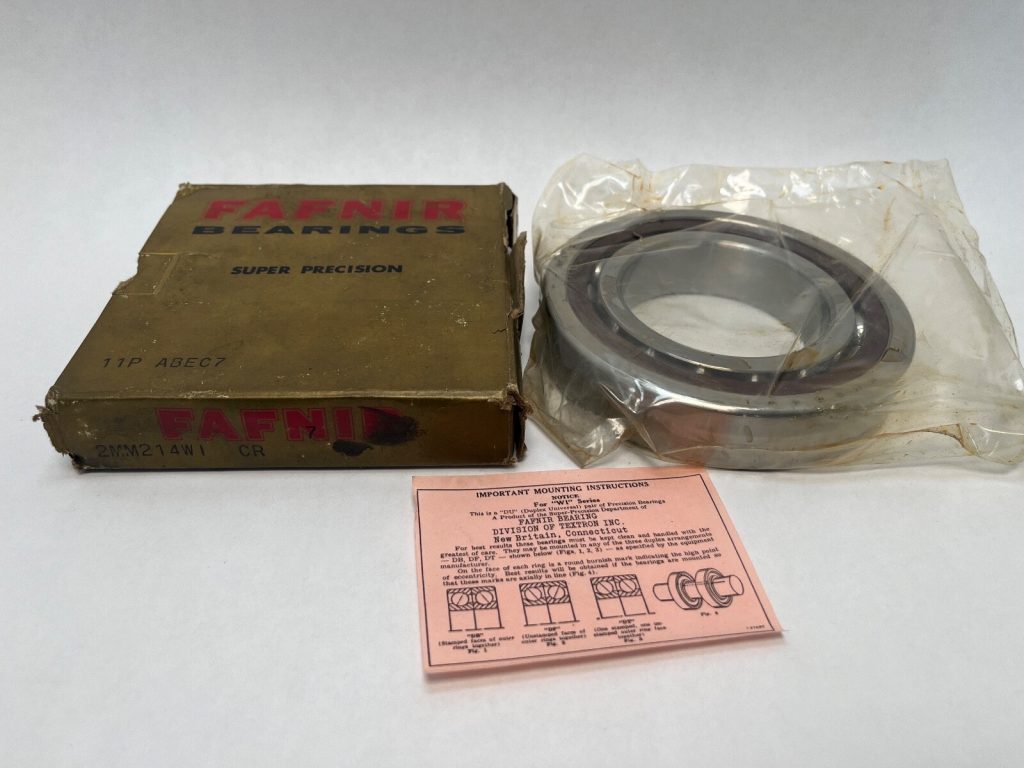 Angular Contact Ball Bearing - Straight Bore, 70 mm ID, 125 mm OD, 24 mm Width, Open, 15° Contact Angle.