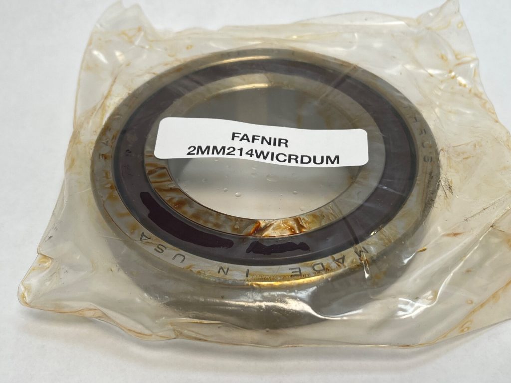 Angular Contact Ball Bearing - 70 mm ID, 125 mm OD, 24 mm Width, Open, 15° Contact Angle, Medium Preload.
