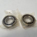 Angular Contact Bearing – 25 mm ID, 52 mm OD, 15 mm Width, Open, 15°, Light preload.