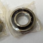 Angular Contact Bearing – 25 mm ID, 52 mm OD, 15 mm Width, Open, 15°, Light preload.
