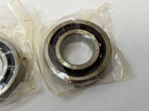 Angular Contact Bearing – 25 mm ID, 52 mm OD, 15 mm Width, Open, 15°, Light preload.