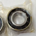 Angular Contact Bearing – 25 mm ID, 52 mm OD, 15 mm Width, Open, 15°, Light preload.