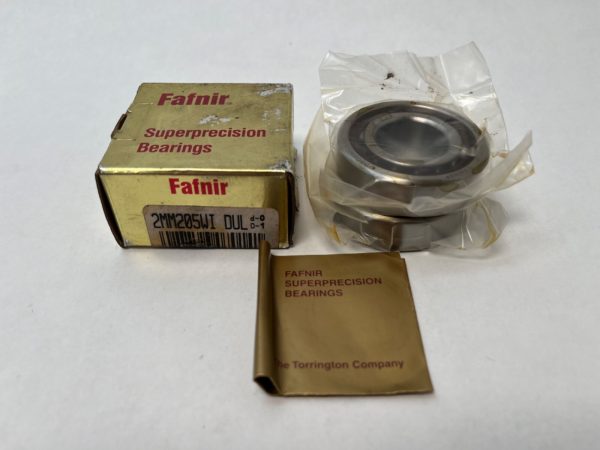 Angular Contact Bearing – 25 mm ID, 52 mm OD, 15 mm Width, Open, 15°, Light preload.