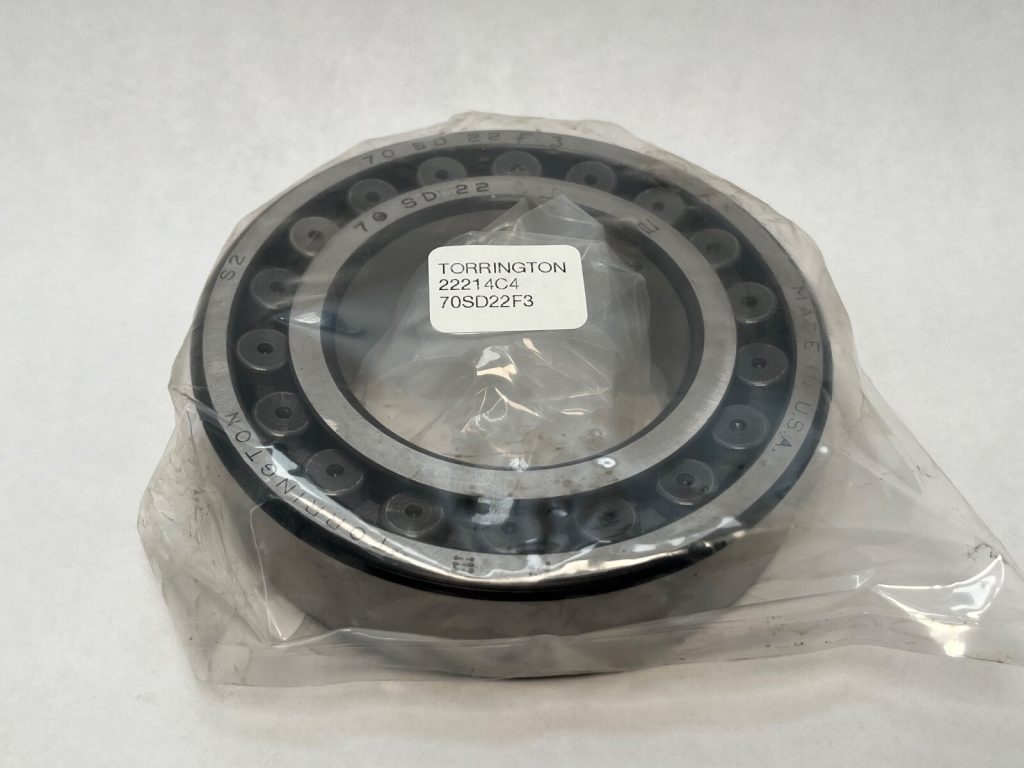 Spherical Roller Bearing - Straight Bore, 70 mm ID, 125 mm OD, 31 mm Width, Open, C4 Internal clearance.
