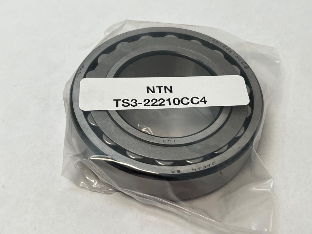 Spherical Roller Bearing - Straight Bore, 50mm ID, 90mm OD, 23mm Width, Open, C4 Internal Clearance, High Temp Stabilized (TS3).