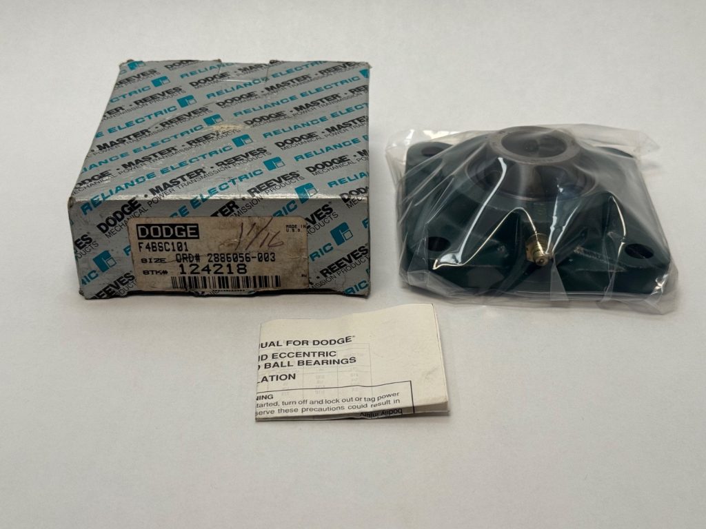 Dodge F4B-SC-101 Flange Mount Bearing 1-1/16″ ID 124218 F4BSC101