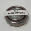 Angular Contact Ball Bearing - Straight Bore, 40mm ID, 68mm OD, 15mm Width, Open, Phenolic Cage, P4S Precision, Universal Medium Preload.