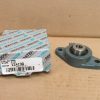 Flange Mount Bearing - 2 Bolt, 1/2 in Bore, Cast Iron Housing, Standard Duty.