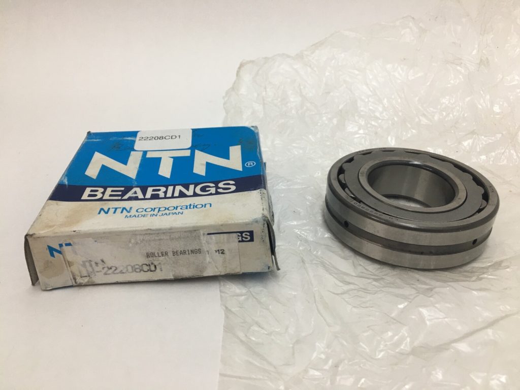 Spherical Roller Bearing - Straight Bore, 40mm ID, 80mm OD, 23mm Width, Open, Pressed Steel Cage, CD Type.