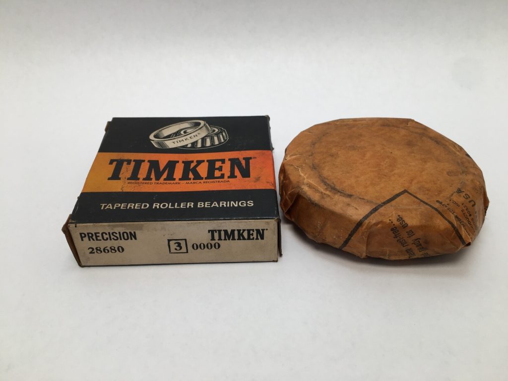 Tapered Roller Bearing - 2.1875" Bore, 3.8437" Cup Outer Diameter, 0.7000" Cup Width, 0.9688" Cone Width, class 3, Case-Carburized Steel.