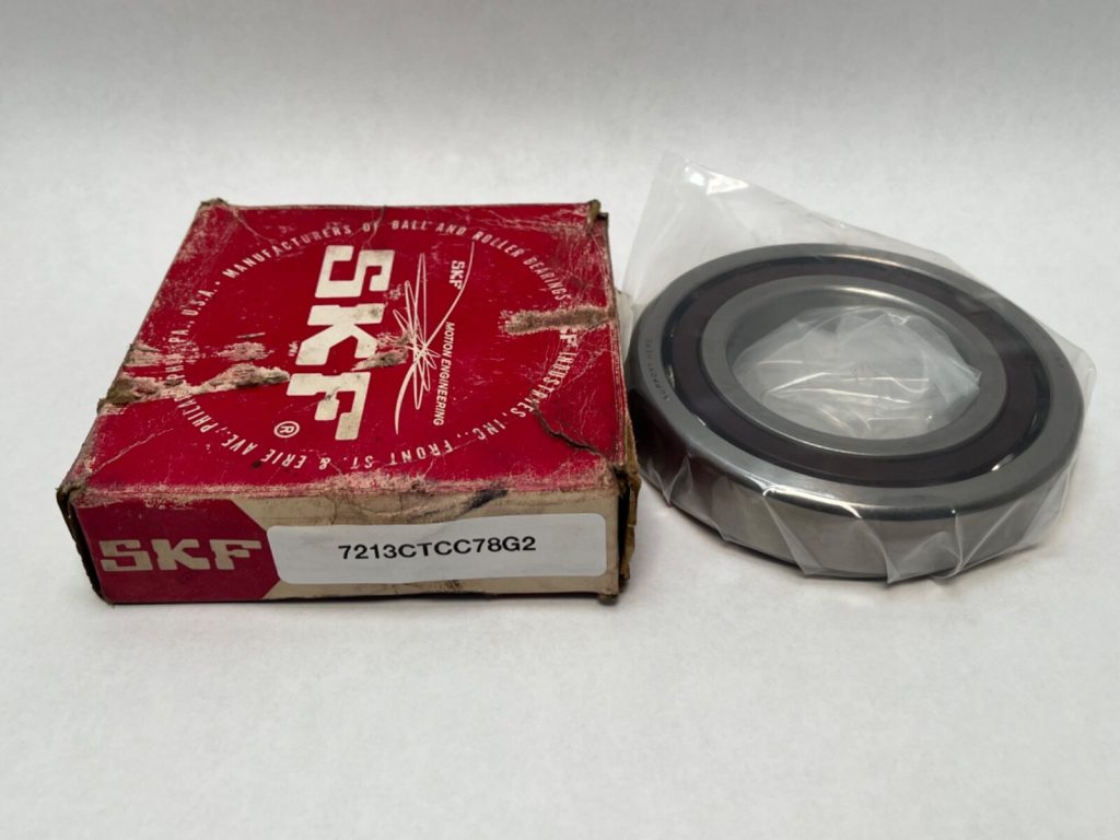 Angular Contact Ball Bearing - Straight Bore, 65 mm ID, 120 mm OD, 23 mm Width, Open, 15° Contact Angle, Normal Preload.