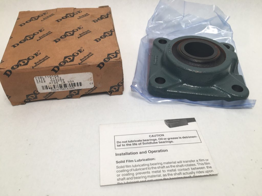 DODGE F4BLT10108/033209 Flange Mount Bearing Unit 1-1/2" ID F4B LT10 108 USA