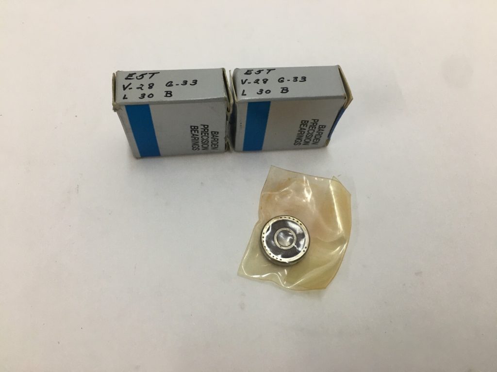 BARDEN E5T Super Precision Bearing 3/16x5/8x3/16" R3A USA 2 pcs